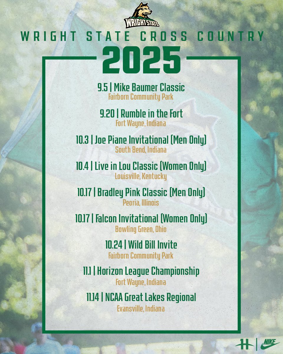 Our 2025 cross country schedule is set! We'll host two meets - the Mike Baumer Cross Country Classic and the Wild Bill Invite! 🐺
🔗 bit.ly/4lNfANf

#RaiderUP | #RaiderFamily