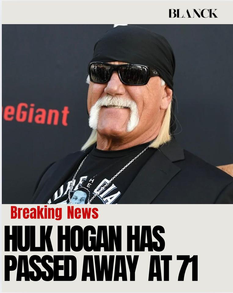 BlanckDigital's tweet image. Breaking: Wrestling Legend Hulk Hogan has Passed away at 71.
An Icon who defined an era of professional wrestling, Hogan's legacy will live on in the hearts of fans worldwide.
Rest in Power, Hulk Hogan.
#hulkhogan #HulkHoganRIP #wrestlinglegend