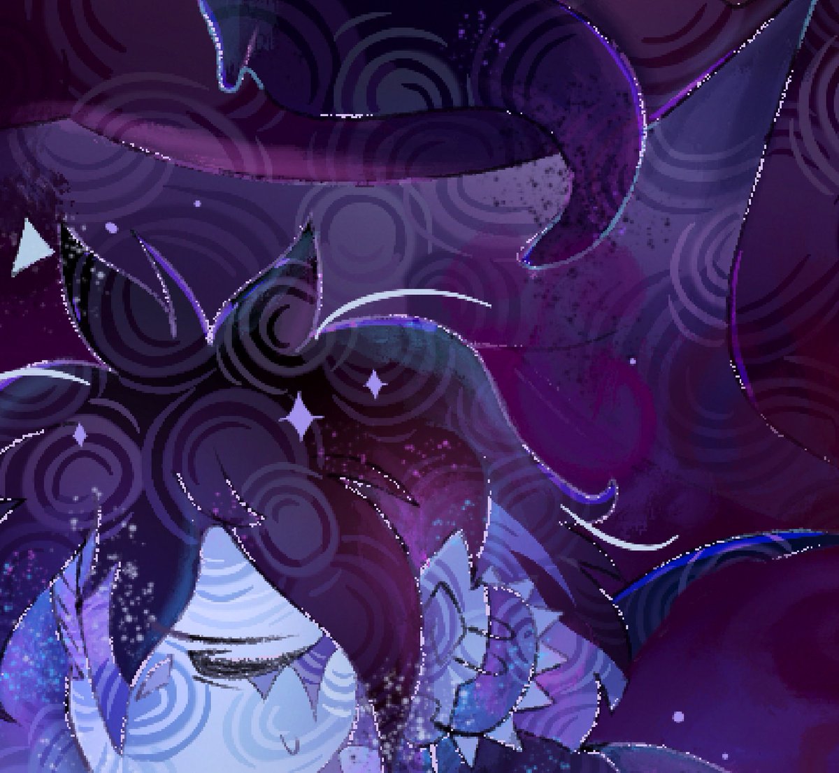 MoonoUno's tweet image. Sneak peak of an Azuretime forsaken art piece :]c
