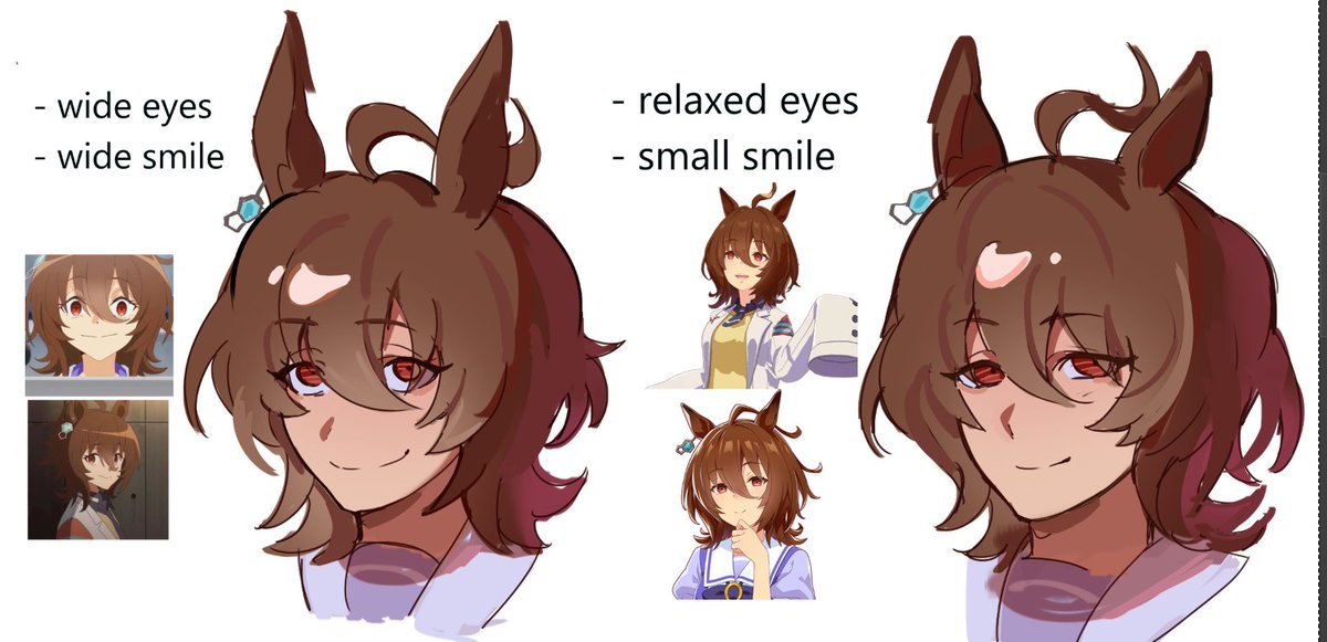 _venomoffline's tweet image. not proper umamusume fanart but the duality of tachyon