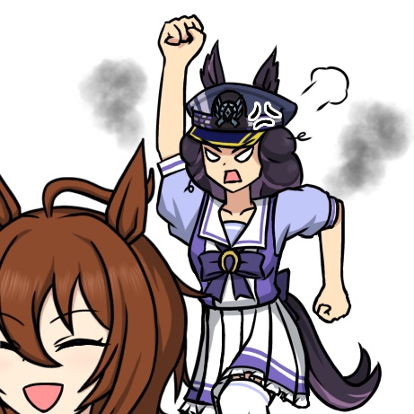 samon_TIE's tweet image. 「はっはっは!実験は失敗だねえ!!」
「ア゛グ゛ネ゛ス゛タ゛キ゛オ゛ン゛!゛!゛」
#ウマ娘 #ウマ娘ランダムコンビチャレンジ
#アグネスタキオン #フェノーメノ