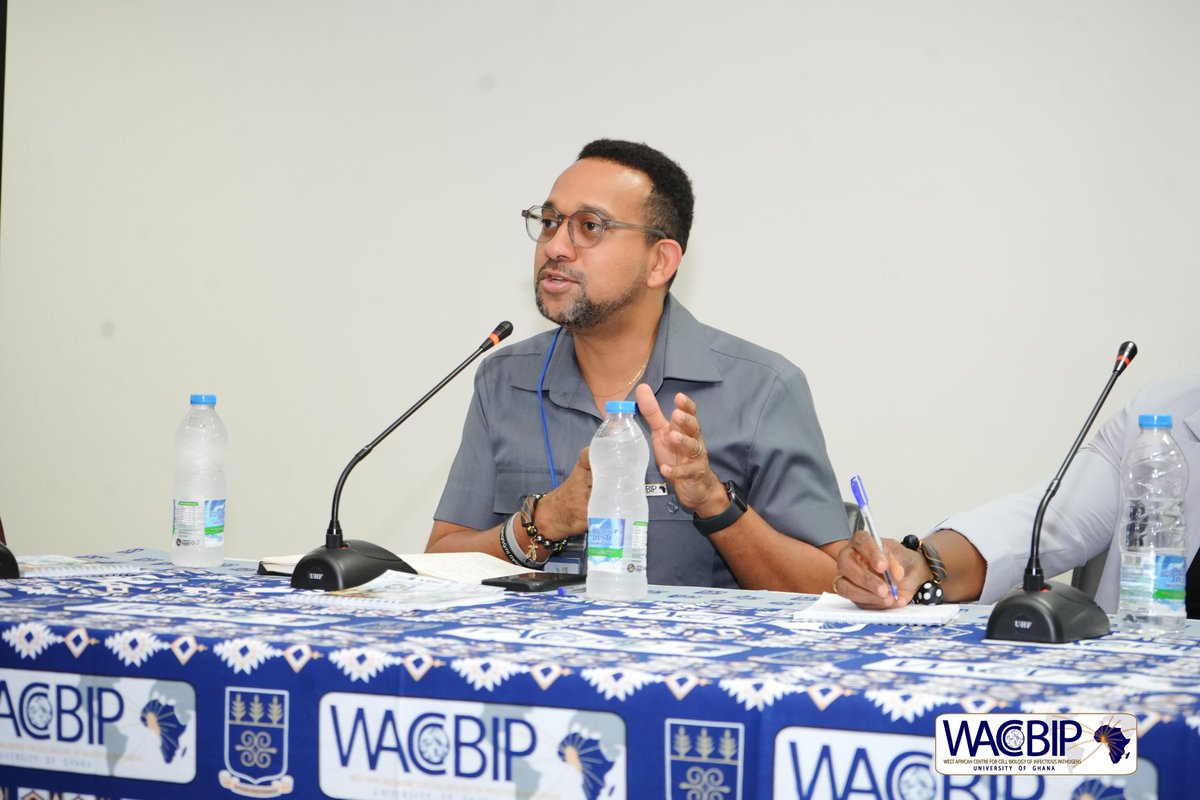 WACCBIP_UG's tweet photo. A very timely and engaging panel discussion at #WRC2025 explored the theme: “From Basic Research to Public Health Impact.”
Our panelits:
🔹 Dr. Yaw Bediako – CEO, Yemaachi Biotech
🔹 Dr. Faisal Nuhu – Deputy CEO, National Vaccine Institute
🔹 Dr. Keziah Malm – Former Programme Manager, National Malaria Elimination Programme