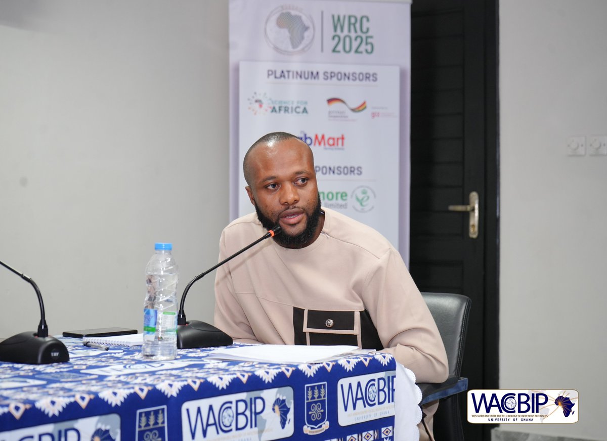 WACCBIP_UG's tweet photo. A very timely and engaging panel discussion at #WRC2025 explored the theme: “From Basic Research to Public Health Impact.”
Our panelits:
🔹 Dr. Yaw Bediako – CEO, Yemaachi Biotech
🔹 Dr. Faisal Nuhu – Deputy CEO, National Vaccine Institute
🔹 Dr. Keziah Malm – Former Programme Manager, National Malaria Elimination Programme
