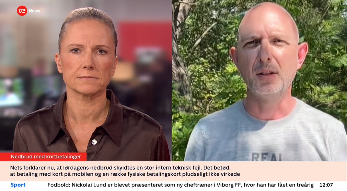 Lørdagens betalingsnedbrud kan ses som en generalprøve på lignende hændelser i fremtiden. Derfor er det vigtigt, at forbrugere og butikker kender mulighederne for offline-betalinger, så længe man har sit fysiske dankort, sagde fagchef <a href="/hsedenmark/">Henrik L. Sedenmark</a> til <a href="/tv2newsdk/">TV 2 NEWS</a> tidligere i dag.