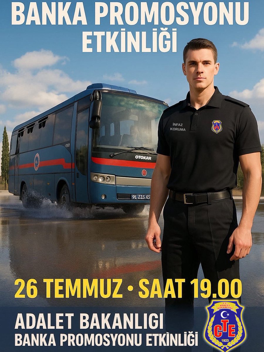İKOMDER (@ikomder) on Twitter photo 26 Temmuz 2025 Saat 19:00 ‘da
Adalet Bakanlığı Personelleri olarak Promosyon Etkinliği için hep beraber X’teyiz. Desteklerinizi bekliyoruz.
<a href="/alperenumutt/">Alperen Ümüt</a> <a href="/Sametgren23/">Samet Gören</a> <a href="/ertugrulcigdem6/">Ertuğrul Çiğdem</a> <a href="/sefa_gzlkl06/">Sefa_gzlkl06</a> <a href="/Aysenrslmnl/">Aysenur Salmanlı</a> <a href="/CTE_Kaptan/">Cezaevi Ulaştırma Memuru 🚨☪</a> <a href="/InfazKursusu/">İnfaz Koruma Kürsüsü</a> <a href="/ctehaber/">CEZAEVİ AJANSI</a> <a href="/cezaevipersonel/">Cezaevi Personeli</a> <a href="/ikmbey/">İnfaz_Koruma_Memuru 🇹🇷</a> 26 Temmuz 2025 Saat 19:00 ‘da
Adalet Bakanlığı Personelleri olarak Promosyon Etkinliği için hep beraber X’teyiz. Desteklerinizi bekliyoruz.
<a href="/alperenumutt/">Alperen Ümüt</a> <a href="/Sametgren23/">Samet Gören</a> <a href="/ertugrulcigdem6/">Ertuğrul Çiğdem</a> <a href="/sefa_gzlkl06/">Sefa_gzlkl06</a> <a href="/Aysenrslmnl/">Aysenur Salmanlı</a> <a href="/CTE_Kaptan/">Cezaevi Ulaştırma Memuru 🚨☪</a> <a href="/InfazKursusu/">İnfaz Koruma Kürsüsü</a> <a href="/ctehaber/">CEZAEVİ AJANSI</a> <a href="/cezaevipersonel/">Cezaevi Personeli</a> <a href="/ikmbey/">İnfaz_Koruma_Memuru 🇹🇷</a>