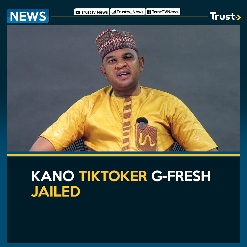 A Federal High Court sitting in Kano has sentenced a popular TikTok personality, Abubakar Ibrahim, better known as G-Fresh, to five months in prison for abusing the Naira.

Read more on: trusttv.com/kano-tiktoker-…