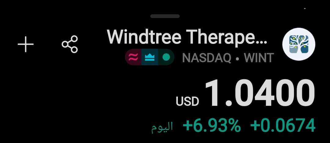 Mr_Falcoon1's tweet image. #WINT
السهم حقق صعود بأكثر من 6٪ منذ طرحي له ✅
المتابعة الدقيقة تصنع الفُرص، والنتائج تتحدث.👌

#الاسهم_الامريكية
#السوق_الامريكي