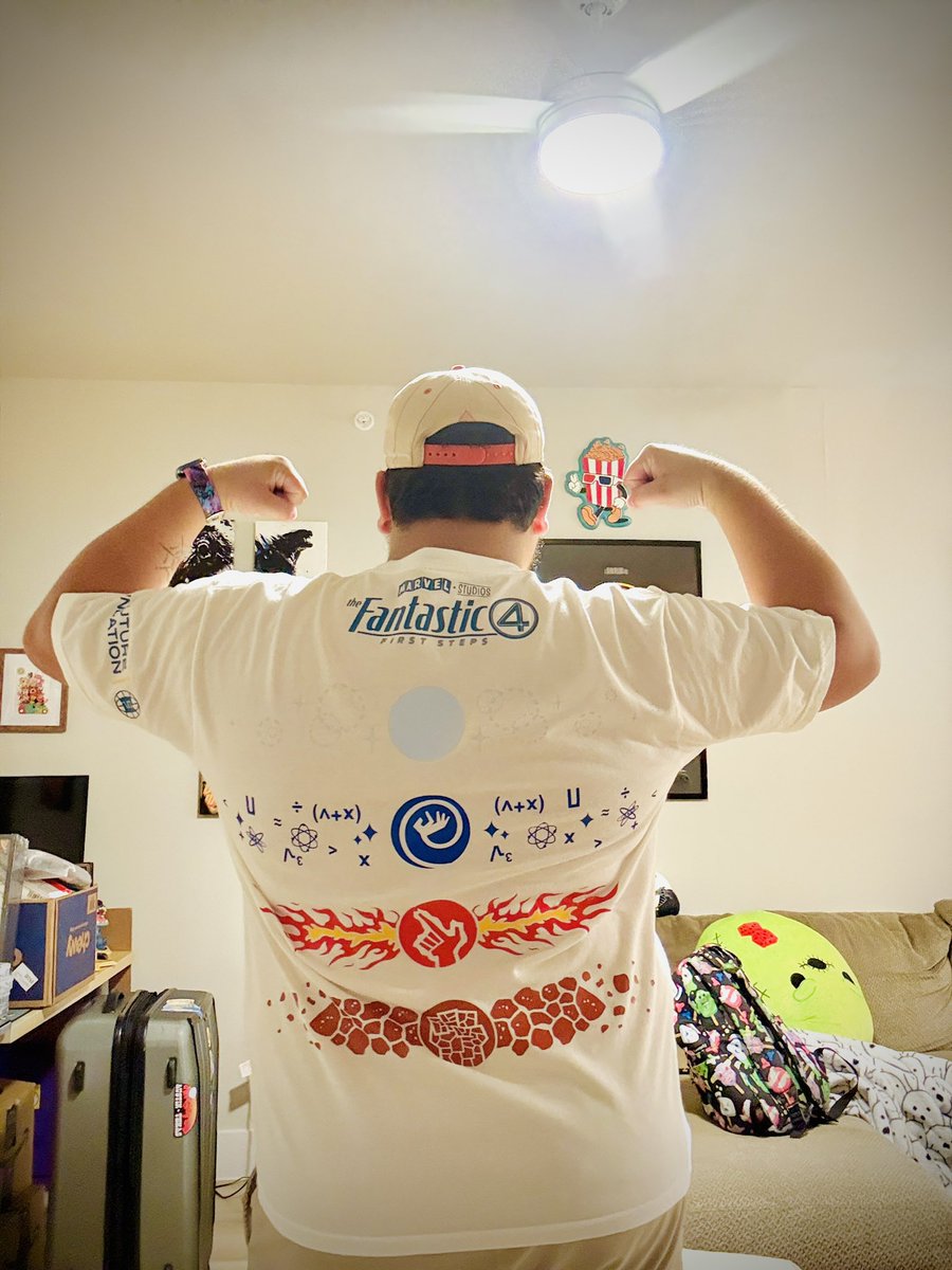 imaginaticart's tweet image. “We’re all inspired by what has come before us, but hope to use the inspiration to create our own. That’s the artist’s journey. It’s a pretty amazing path”💙
- @m_giacchino 

Mr Giacchino, please  let me know if you see this custom shirt I made👀✨
#FantasticFour