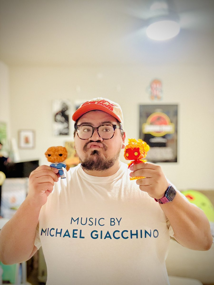 imaginaticart's tweet image. “We’re all inspired by what has come before us, but hope to use the inspiration to create our own. That’s the artist’s journey. It’s a pretty amazing path”💙
- @m_giacchino 

Mr Giacchino, please  let me know if you see this custom shirt I made👀✨
#FantasticFour