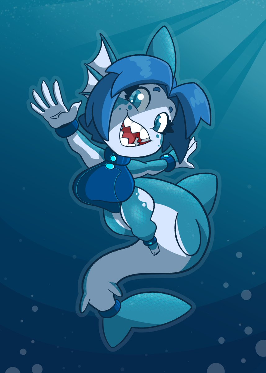 SimplysSecrets's tweet image. Be wary, there be 🦈 in these waters
Gummy belongs to @BeePunz
