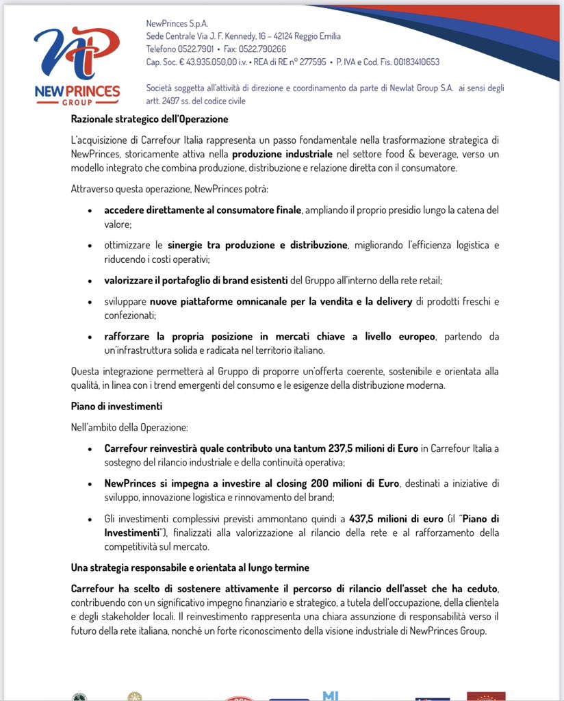g_caprotti's tweet photo. A proposito di #Carrefour https://t.co/vgy2cDna0V