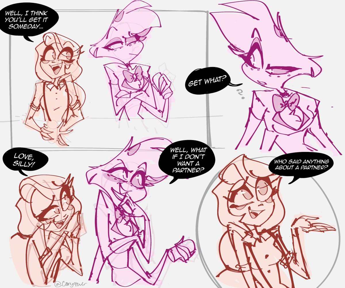 All kinds of love pt. 1 ❤️
#HazbinHotel #Huskerdust