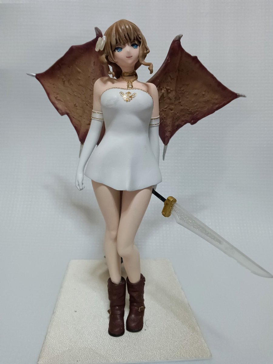 mikumikud's tweet image. 2025夏ワンフェスで展示する『DragonGIRL』です。