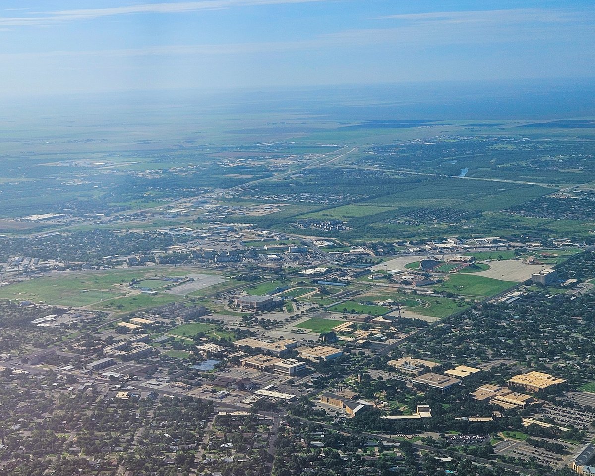 AngeloState's tweet image. Angelo State from the sky