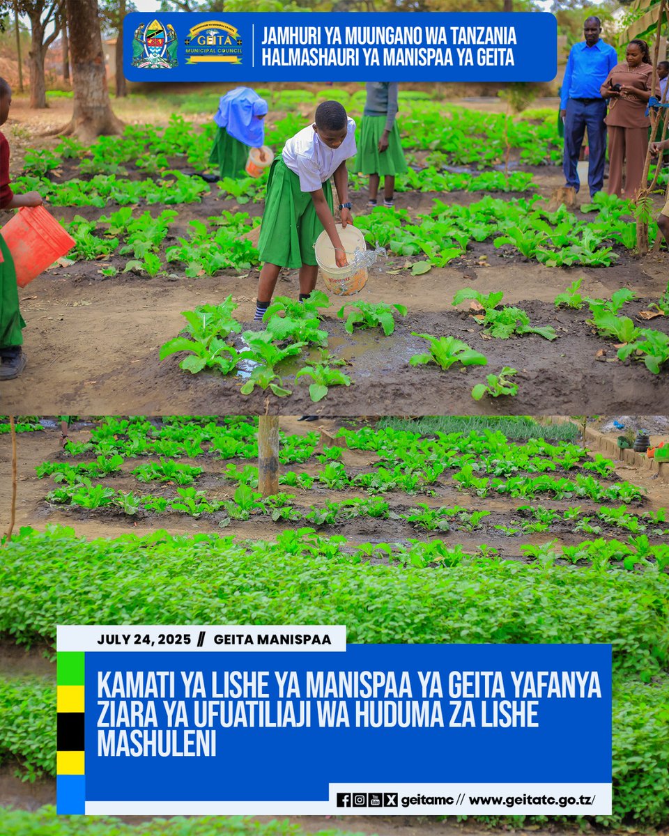 geitamc's tweet photo. KAMATI YA LISHE YA MANISPAA YA GEITA YAFANYA ZIARA YA UFUATILIAJI WA HUDUMA ZA LISHE MASHULENI

Kamati ya Lishe ya Halmashauri ya Manispaa ya Geita imefanya ziara ya Ufuatiliaji wa Huduma za Lishe Shuleni ikiwa ni .....

Kusoma zaidi >>> https://t.co/PivVktXuMQ https://t.co/LYDRClRzzH