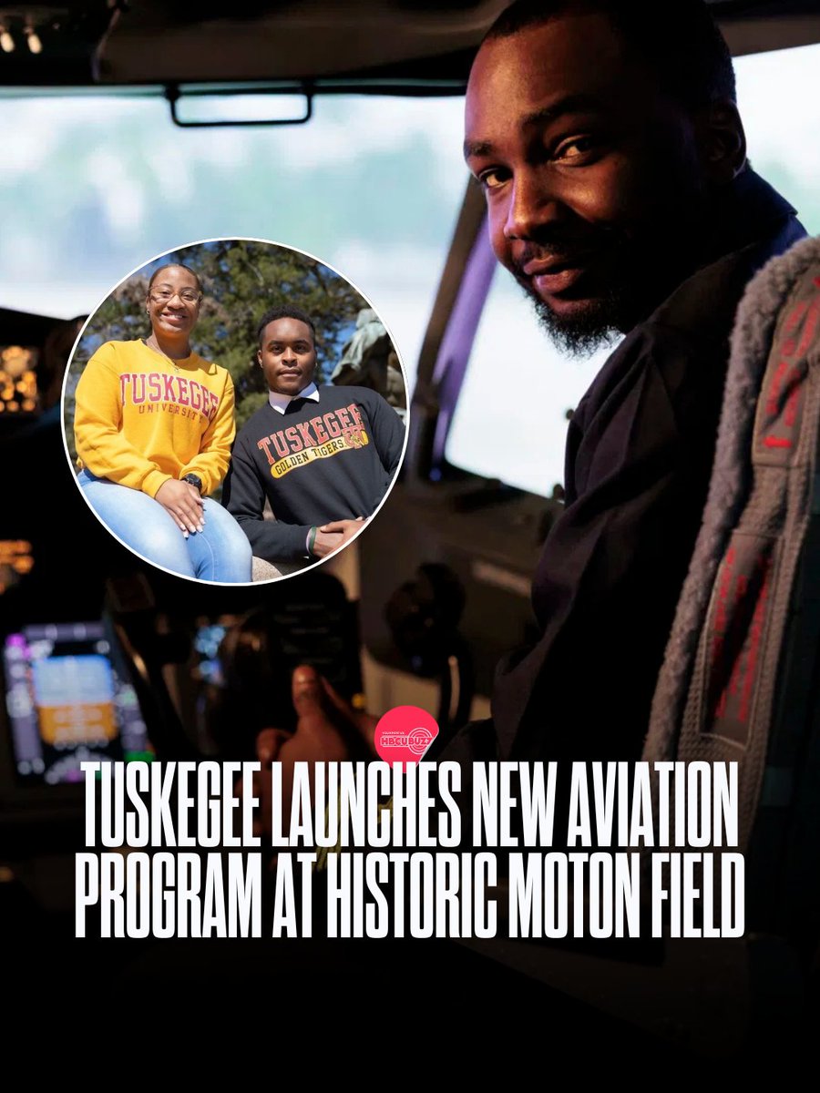HBCUBuzz's tweet image. Tuskegee is taking flight โ๏ธ๐ฅ The university just launched a new Aviation Science program at the historic Moton Field, the birthplace of the legendary Tuskegee Airmen. ๐บ๐ธ๐ฉ๏ธ
#TuskegeeUniversity #HBCUExcellence #TuskegeeAirmen #BlackPilotsMatter #AviationTrailblazers #HBCUPride