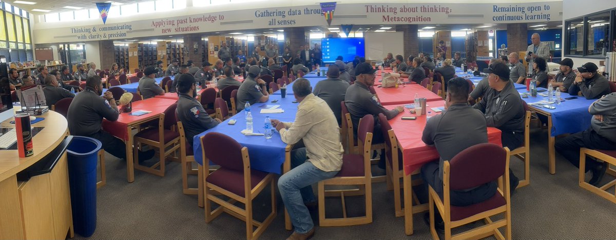 Americas_HS's tweet photo. @Americas_HS hosted SAFETY trainings this week!#TeamSISD 

We’re gearing up for an amazing new school year and prioritizing what matters most — the safety and well-being of our students, staff, and families.

Let’s make this year our best one yet! 💪@jim_vasquez20 
#SafeAndReady https://t.co/JfzD9yvixY
