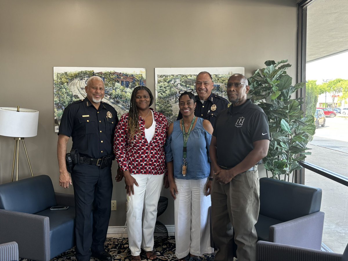 We were honored to welcome Chief Daniel Comeaux to our office. We had the opportunity to share valuable insights about our district, and he expressed sincere appreciation for our efforts to make the community a better place to live.  His efforts were very impressive