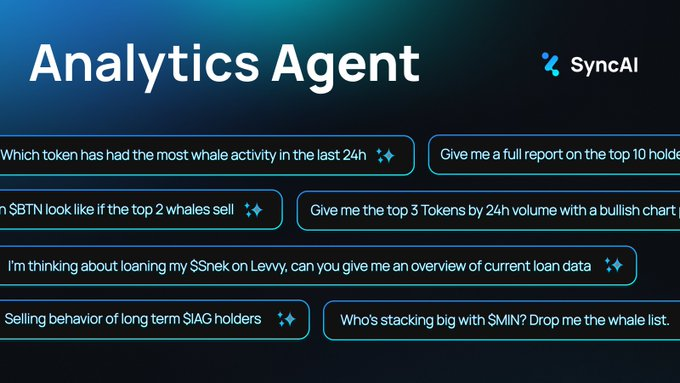 SyncAI_Network's tweet image. It's been a journey getting ready to launch our next Agent!
We hit snag after snag but we're finally getting close 👀
This is a powerful AI Agent that will give you access to unparalleled Cardano insights.
Think blockchain explorer meets natural language inputs 😏