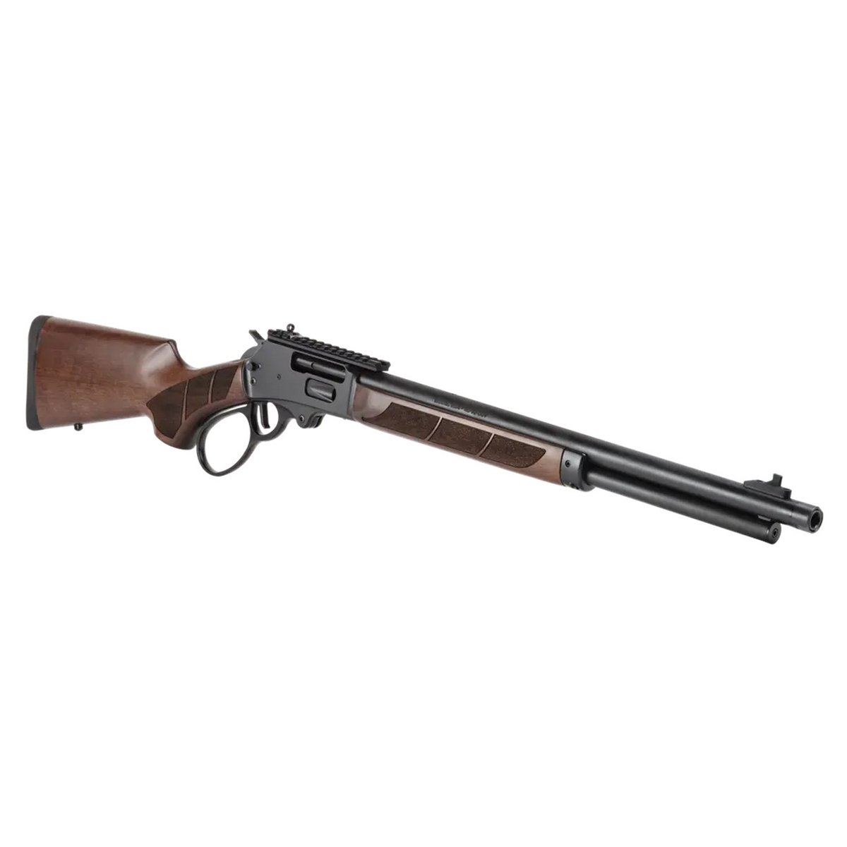 theammosource's tweet image. Old-school reliability meets modern craftsmanship with the Smith & Wesson Model 1854 Lever-Action in .45-70 GOVT — now available in a striking walnut and blued or synthetic and stainless finish.
Limited quantities in stock — theammosource.com/smith-wesson-4