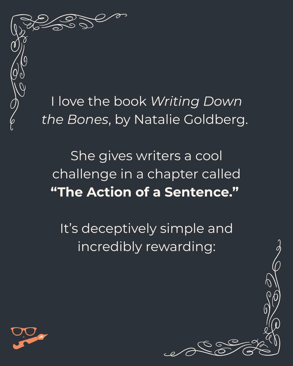 JeffMillerCM's tweet image. If you do this exercise, let's share inspiration. Comment some of your surprising noun-verb pairs.  #Writing #Writingexercise