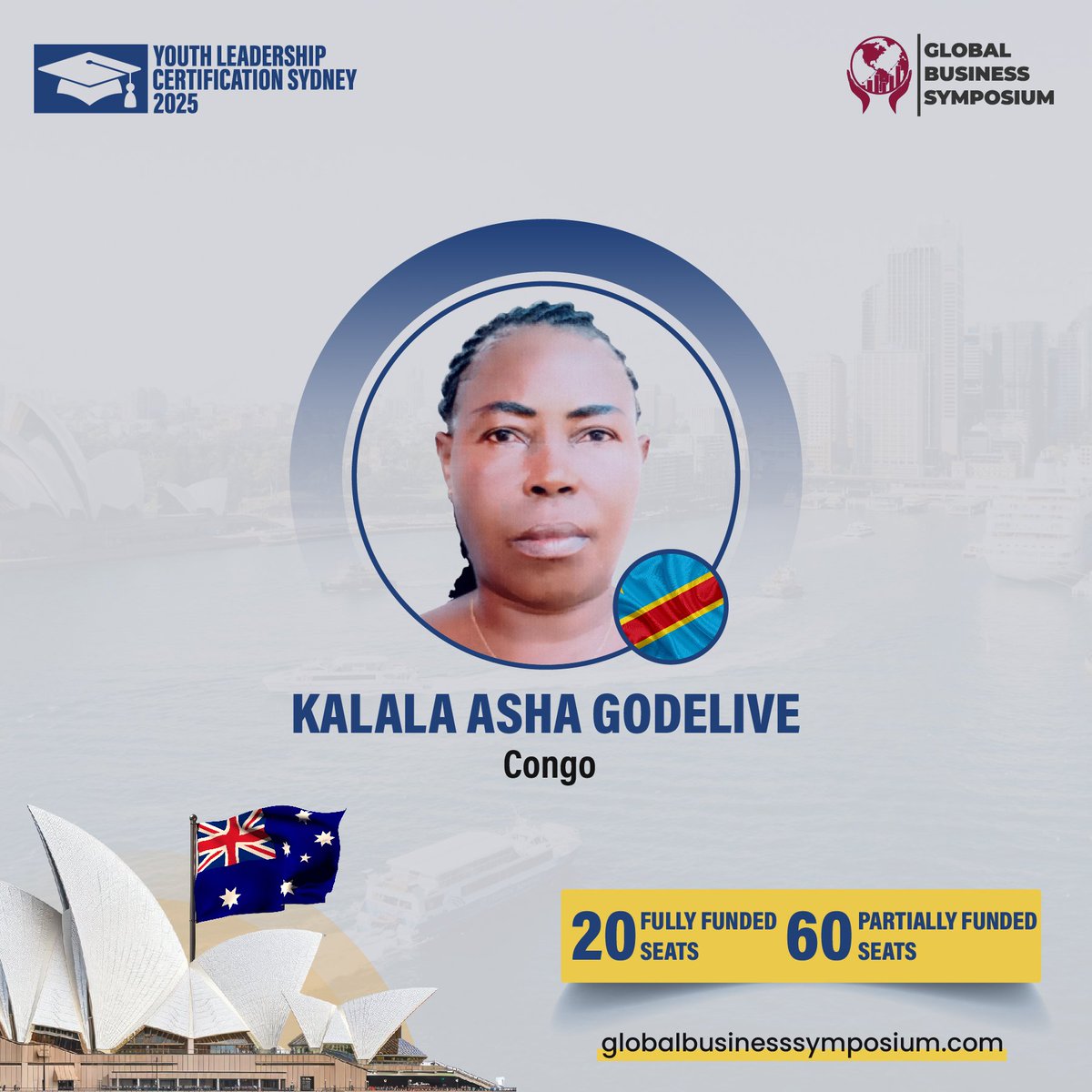 AshaKalala6021's tweet photo. Exciting news! I’ve officially applied for the Youth Leadership Certification Sydney 2025—a unique opportunity to accelerate my entrepreneurial journey. If you are passionate about leadership and creating real change, this is YOUR chance too! Apply now and let’s grow together. https://t.co/mIuancTSiD