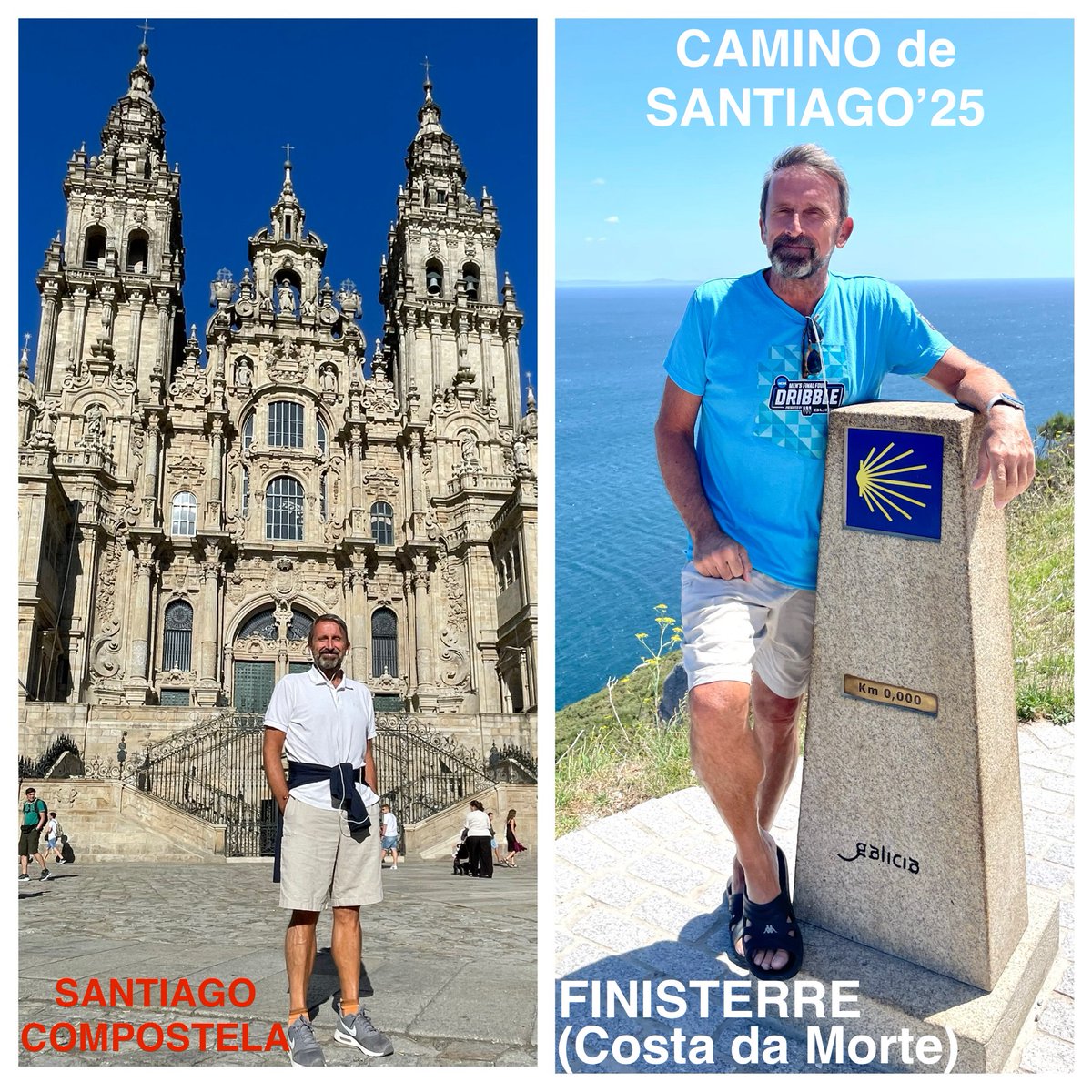 Hay cosas que hay que vivir (al menos) una vez en la vida y esa es el Camino de Santiago. No lo pospongas, decídete a hacerlo y entenderás el porqué.
Gracias a cuantos me crucé y me ayudaron a hacerlo posible.
[*]si puedes, no te pierdas la Costa da Morte y su Faro de Finisterre
