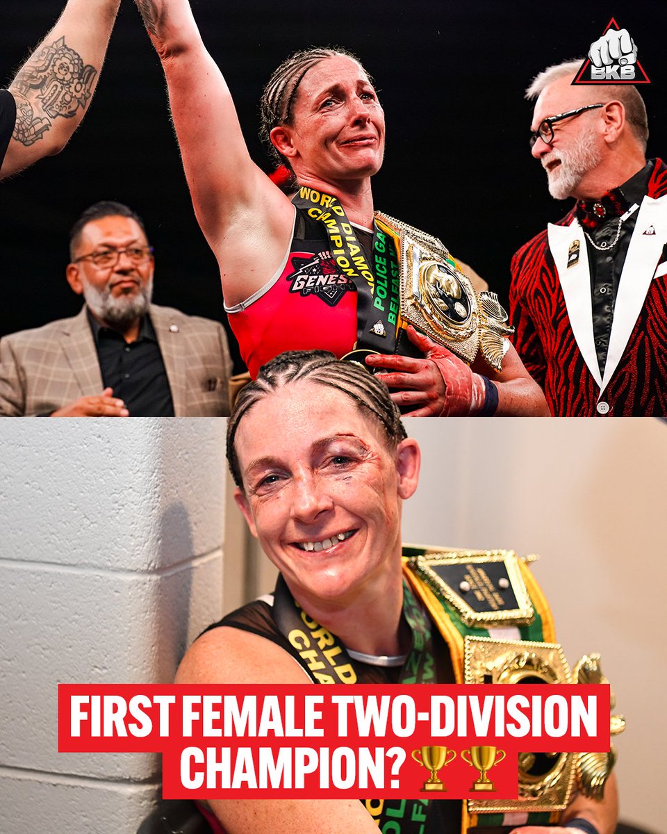 bkbbareknuckle's tweet image. Khortni Kamyron will have the chance to become BKB's first female two-division champion in the same city she won her first title in September of last year.
Who are you picking to win in her rematch vs. Paty Juarez? 👀
Watch #BKB44 on August 16
🎟️/📺 Visit…