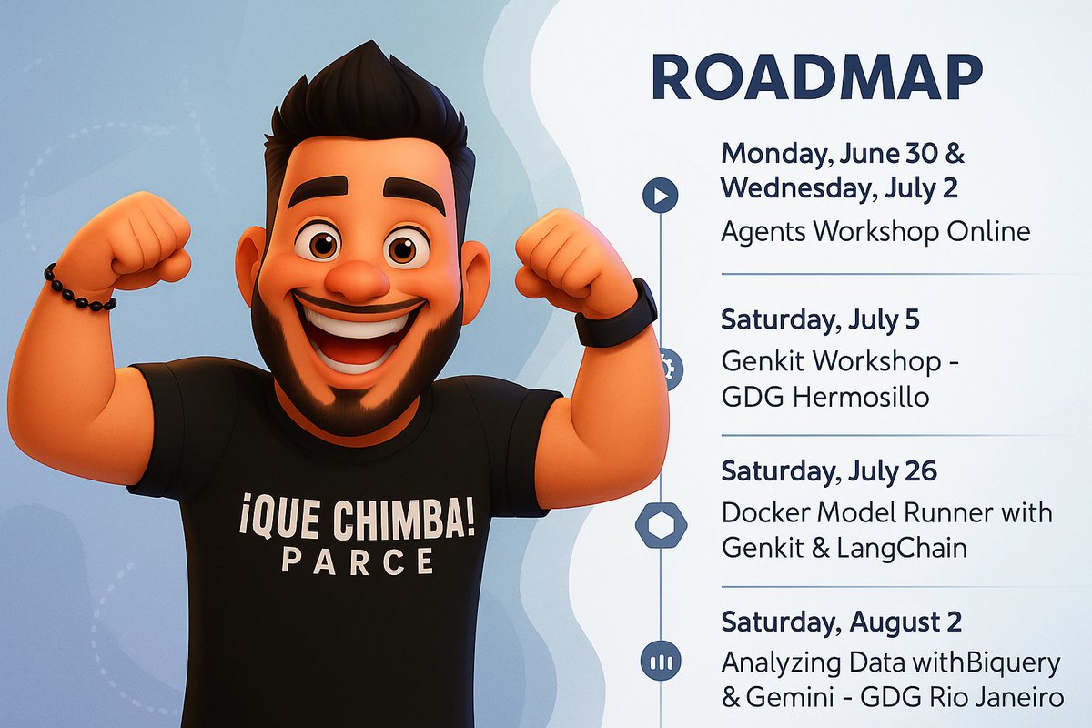 DevHackCali's tweet image. Continuando la ruta, te espero este sábado con @GDGCali donde usaremos de forma local un LLM usando #Docker Model Runner y luego usarlo desde #Genkit

Te espero!

gdg.community.dev/events/details…