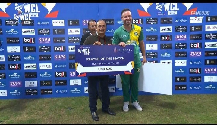 imkevin149's tweet image. Most man of the matches awards in IPL - AB de villiers
Most man of the matches awards in world cups after kohli - AB de Villiers
Most man of the matches awards in legends league - AB de villiers
AB de Villiers just reminded the world who he is 🐐