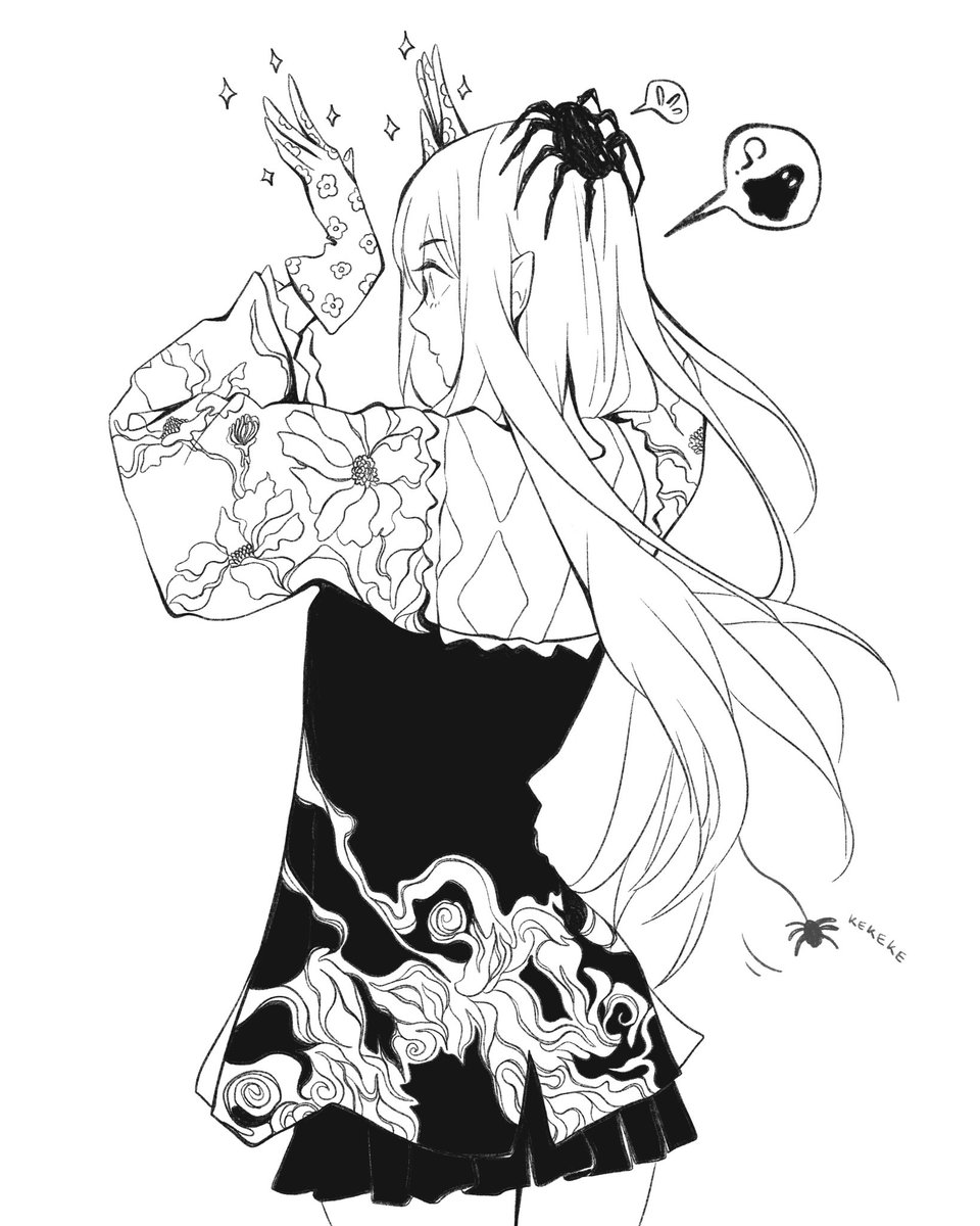Demonerith's tweet image. BOUH! #artmoots #doodle