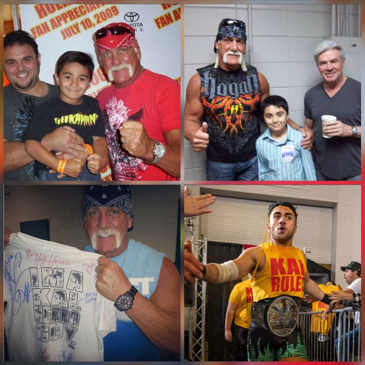 TheKalHerro's tweet image. The charisma, the energy, the larger-than-life presence, it inspired generations, including me.
Whether you say your prayers, eat your vitamins, or just never give up on the dream
Much respect to the Hulkster for paving the way for guys like me to live this life
#HulkHoganRIP