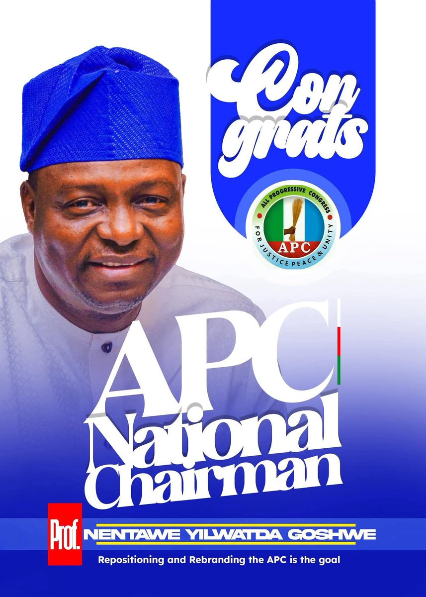 Pro-Nigerian (@masterandrano) on Twitter photo Congratulations prof <a href="/nentawe1/">Nentawe G. Yilwatda</a> this is a very proffesoria appointment. I know you will shine. Congratulations North Central #Plateauarise your son is on the driving wheel of <a href="/OfficialAPCNg/">APC Nigeria</a> Congratulations prof <a href="/nentawe1/">Nentawe G. Yilwatda</a> this is a very proffesoria appointment. I know you will shine. Congratulations North Central #Plateauarise your son is on the driving wheel of <a href="/OfficialAPCNg/">APC Nigeria</a>