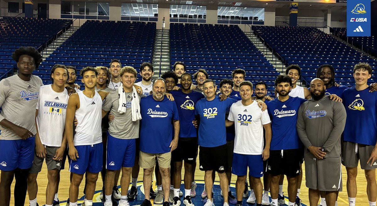 DelawareMBB's tweet image. Coach Brey in the Bob! 🏠