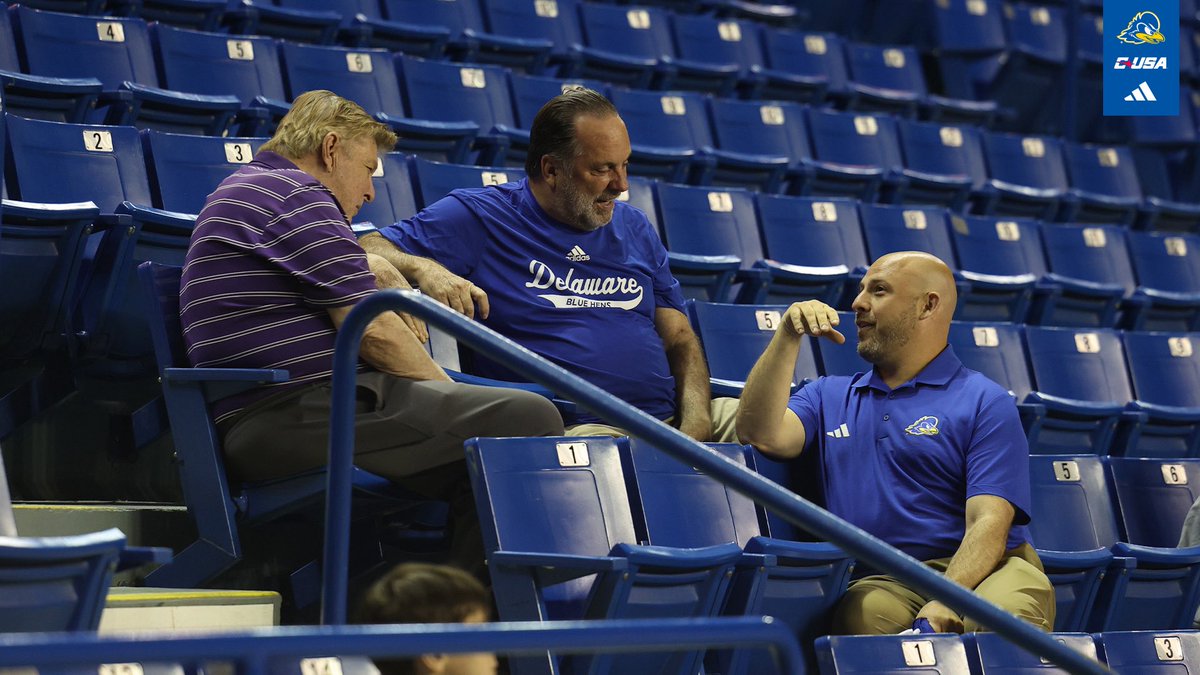DelawareMBB's tweet image. Coach Brey in the Bob! 🏠