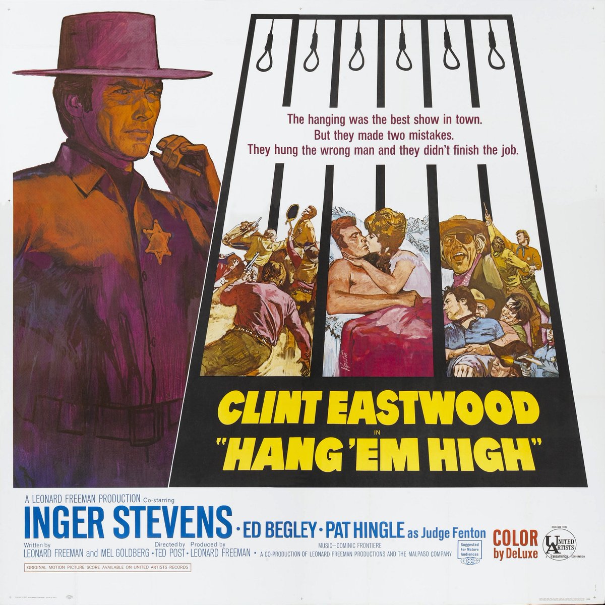 KLStudioClassic's tweet image. Coming in 2026 on 4KUHD!
Brand New HDR/Dolby Vision Master – From a 4K Scan of the 35mm Original Camera Negative
HANG ‘EM HIGH (1968)
Clint Eastwood | Inger Stevens | Ben Johnson | Bruce Dern | Pat Hingle | Ed Begley | Dennis Hopper
Shot by Richard H. Kline (Soylent Green) &…