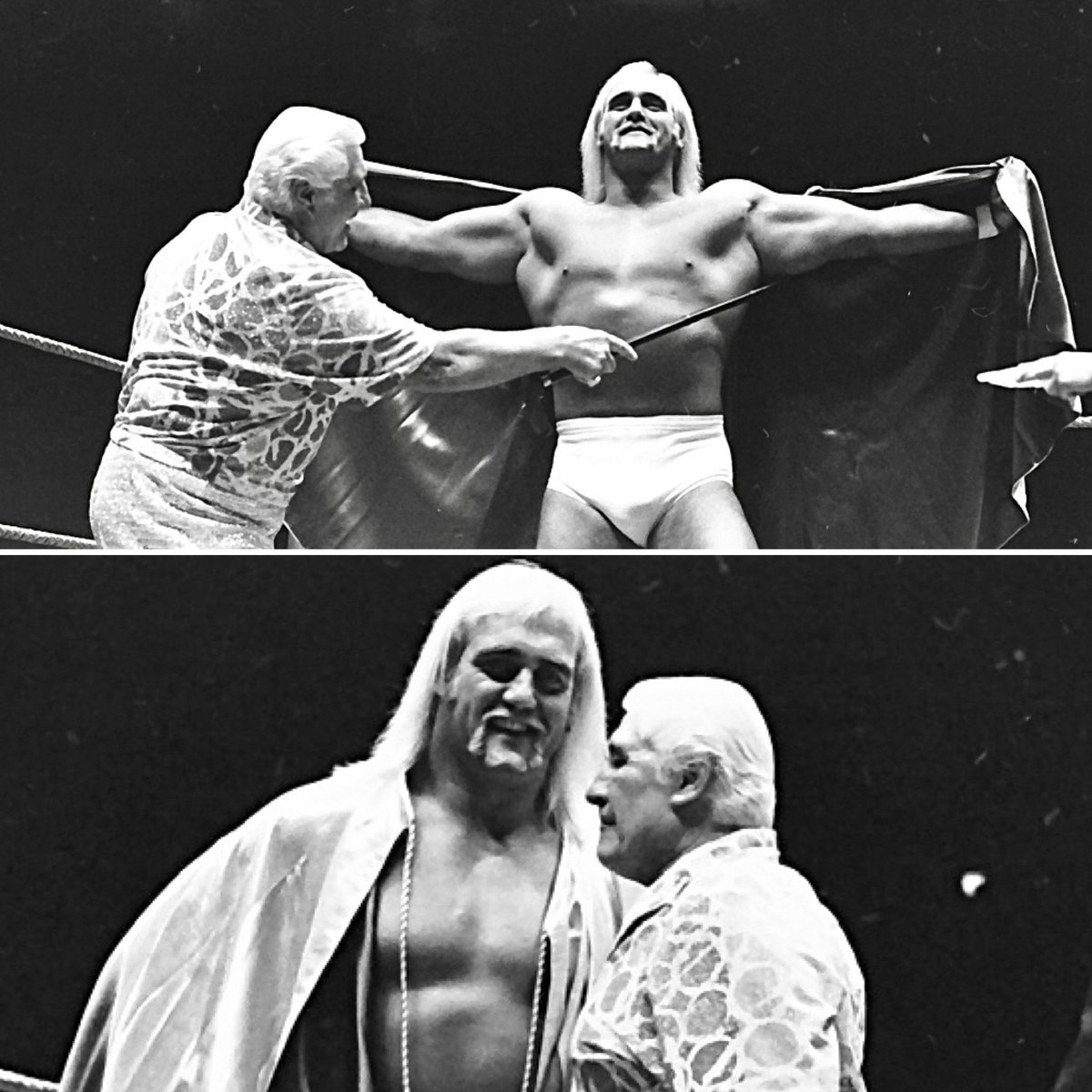 JohnArezzi's tweet image. Two of the very first photos I shot of @HulkHogan Madison Square Garden back in the early 80s. He and Blassie were great together. #RIPHULKHOGAN