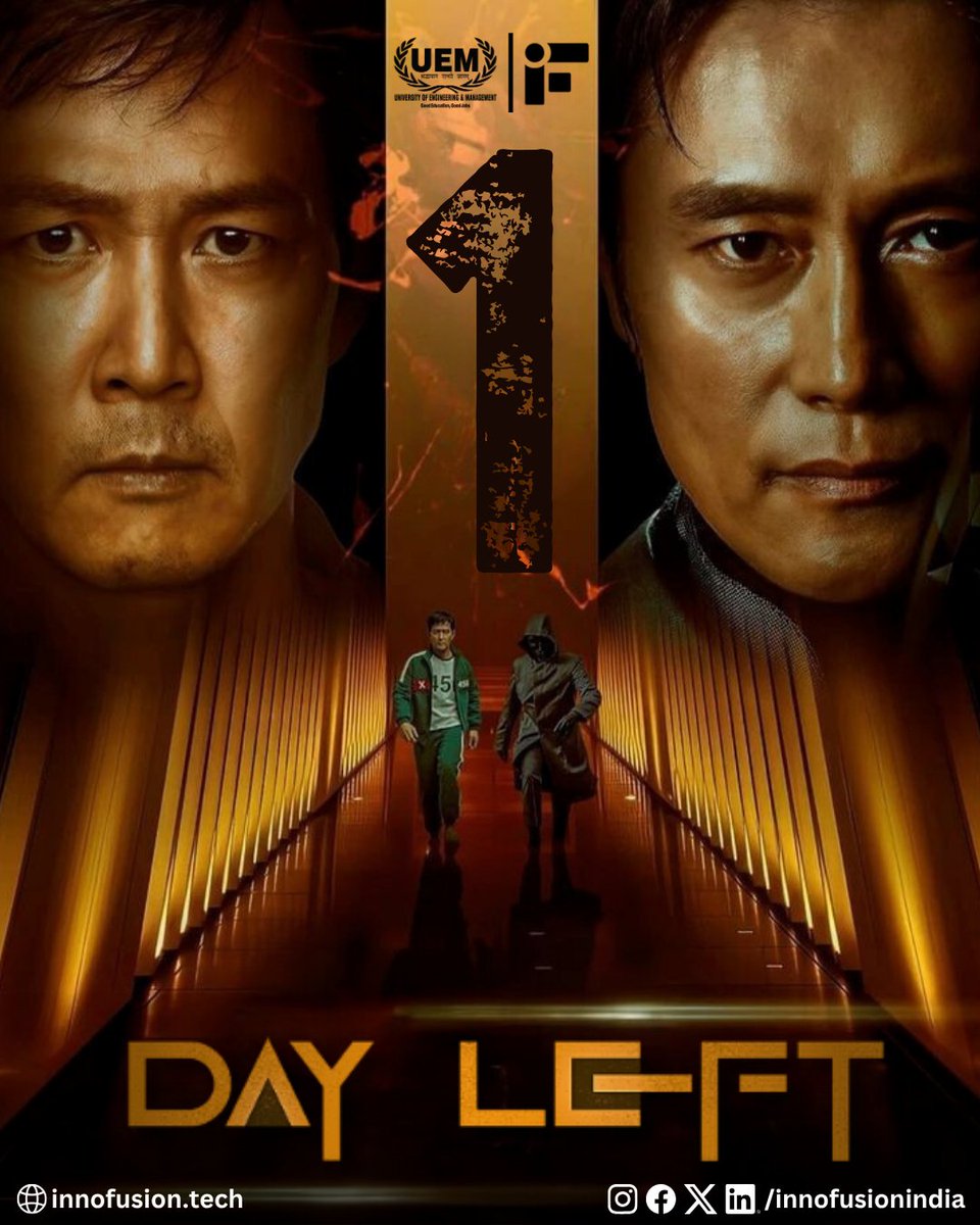 InnoFusionIndia's tweet image. 1 DAY LEFT… the D-Day is around the corner! ⏳💻
The arena awaits, the clock’s ticking, and the real game begins TOMORROW! 🎯👨‍💻
Ready or not, it&apos;s time to hack your way to glory ✨
The game will never stop🔥

#InnoFusionHackathon #1DayToGo #DdayApproaching #InnoFusion2