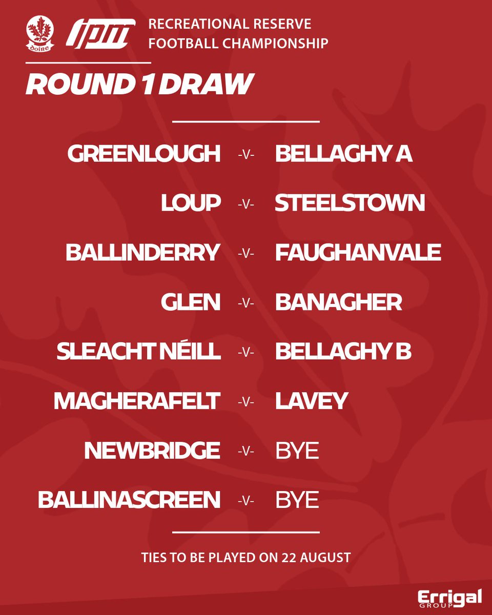 Doiregaa's tweet image. 🏐🇦🇹 The draw for the 2025 𝗝𝗣𝗠 𝗥𝗲𝗰𝗿𝗲𝗮𝘁𝗶𝗼𝗻𝗮𝗹 𝗥𝗲𝘀𝗲𝗿𝘃𝗲 𝗙𝗼𝗼𝘁𝗯𝗮𝗹𝗹 𝗖𝗵𝗮𝗺𝗽𝗶𝗼𝗻𝘀𝗵𝗶𝗽 has been made at Owenbeg this evening ⤵️