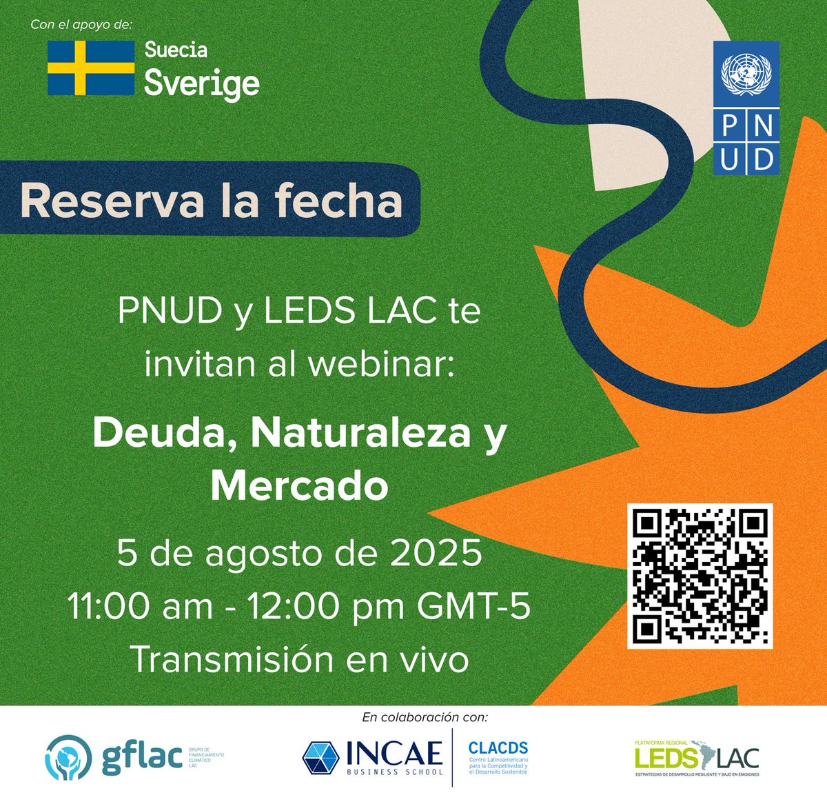 ¿Cómo se conectan deuda, naturaleza y mercado en LAC? 🤔

Explora cómo distintos países están utilizando bonos temáticos y mecanismos de mercado para proteger la naturaleza. 🌿

📅 5 de agosto, 11am (GMT-5)
🎥 En vivo en Youtube: youtube.com/live/f8sIOZ6Gj…

#FinanzasVerdesALC