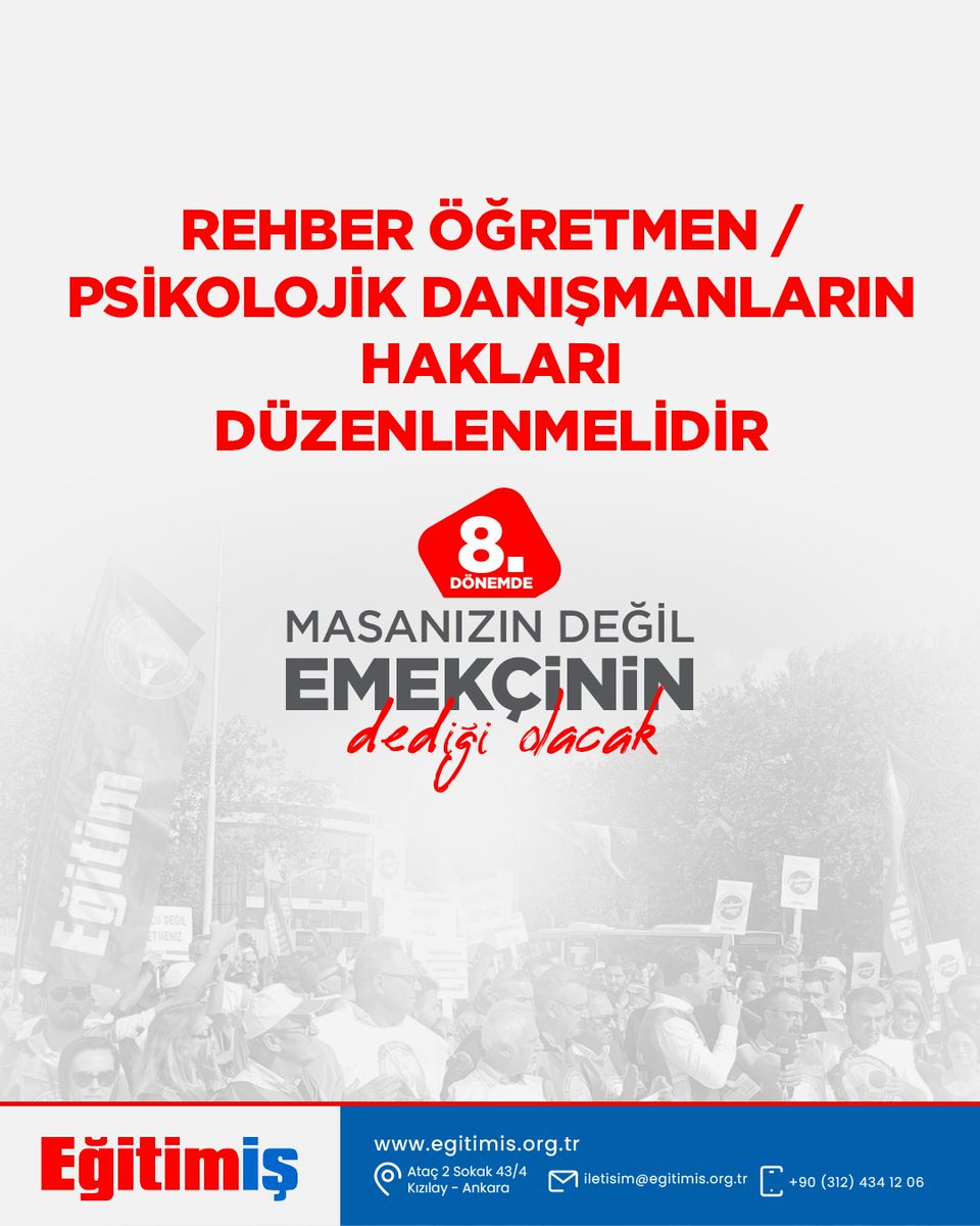 egitimis's tweet photo. REHBER ÖĞRETMEN/PSİKOLOJİK DANIŞMANLARIN HAKLARI DÜZENLENMELİDİR

#KamuişVar https://t.co/4xCZnKLix0
