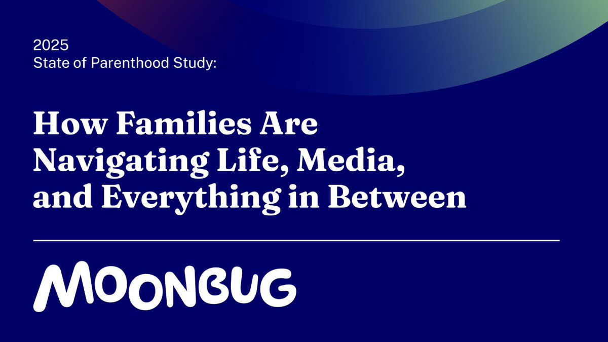 ANIMATIONWorld's tweet image. #Moonbug Releases 2025 State of Parenthood Study: developed by the company’s in-house audience intelligence team, Moonbug Insights, the report combines a nationally representative survey of 1,000 U.S. parents with 15 in-depth interviews. bit.ly/4m7Qfgz #CoCoMelon