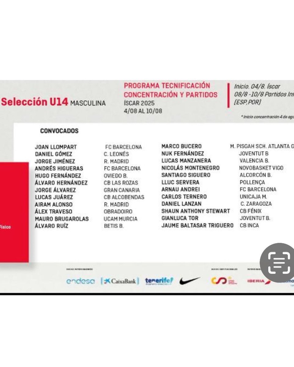 📣 ¡Nicolás Montenegro, convocado por la Selección Española U14! 🇪🇸
Del 4 al 10 de agosto estará en Íscar representando a nuestro club con orgullo. ¡Felicidades, Nico! 💙💛

#VamosNovo #OrgulloNovo #U14 #SeleccionEspañola
#lafamilia #galicia #vigo #alertaamarilla