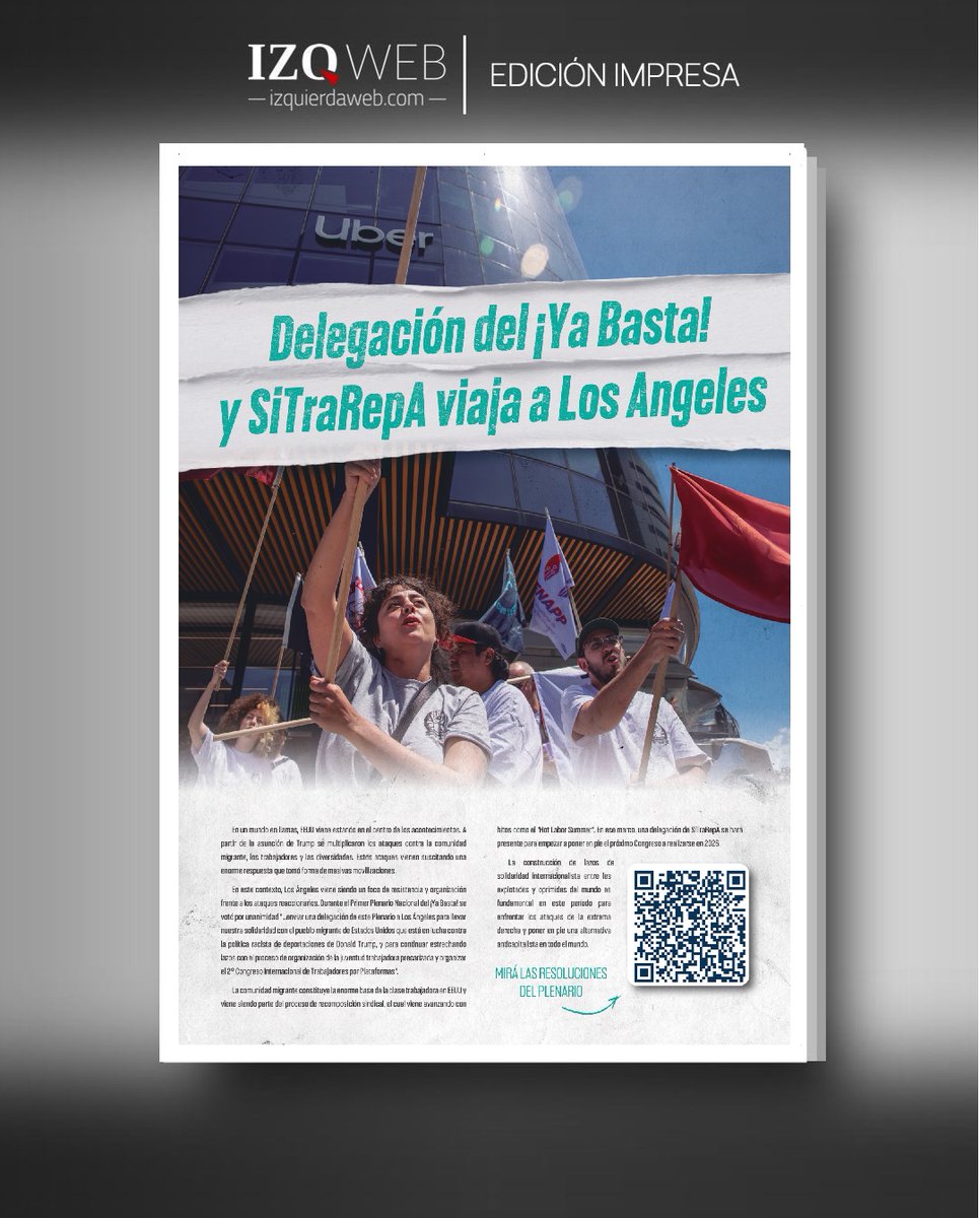 IzquierdaWeb's tweet image. Elecciones en la Provincia de Buenos Aires
La salida es anticapitalista | Izquierda Web Edición Impresa 682
Para renovar a la izquierda: vamos con las listas de Manuela Castañeira y el Nuevo MAS.
izquierdaweb.com/la-salida-es-a…