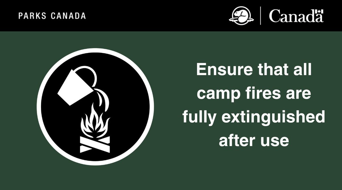 With continuing hot, dry weather, the park is monitoring conditions for fire safety. 🔥

Please check our website for up-to-date information on fire bans, and ensure that all campfires are fully extinguished after use. ✅

🔗parks.canada.ca/ti