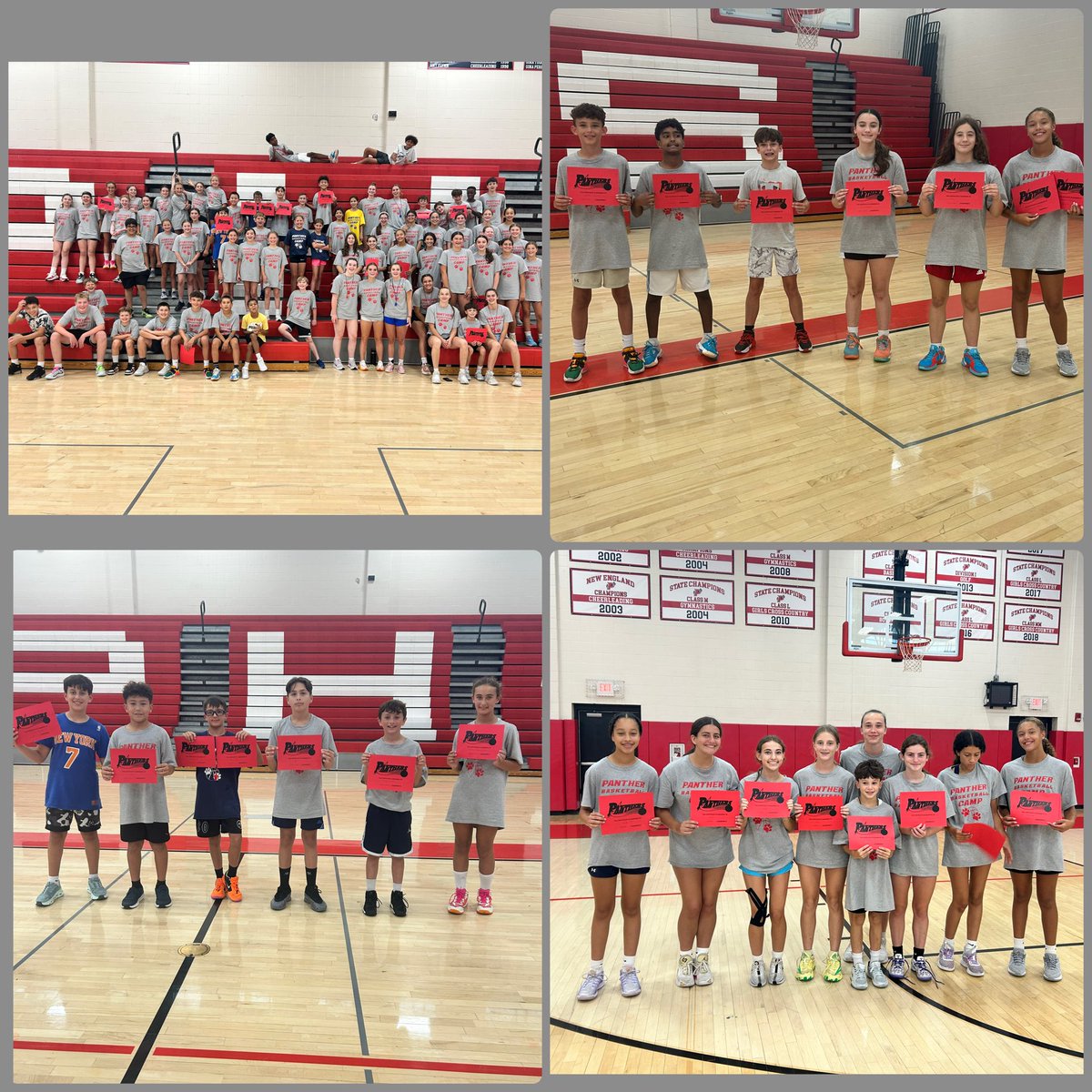 The end of another great camp season!  Thank you for all who attended! We had a blast! Enjoy the rest of summer and look forward to seeing you all on the court this winter!