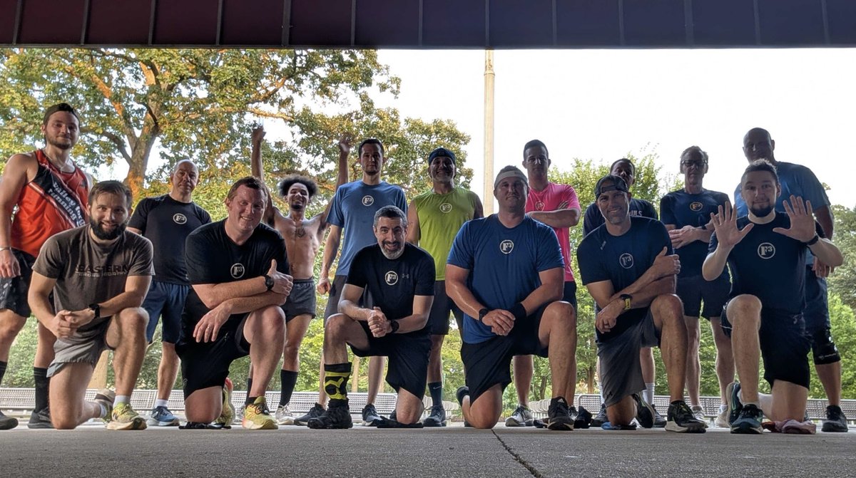 07/24/25 #AAR #F3BlastFurnace

15 PAX posted for a Mai Tai Q ending his "Top 10 things I hate" list with the final : SWEATING

Men paired off then spelled SWEAT ANGEL with 1 PAX running a circuit

Also discussed sweat equity and how we can help others with our labor! 💪