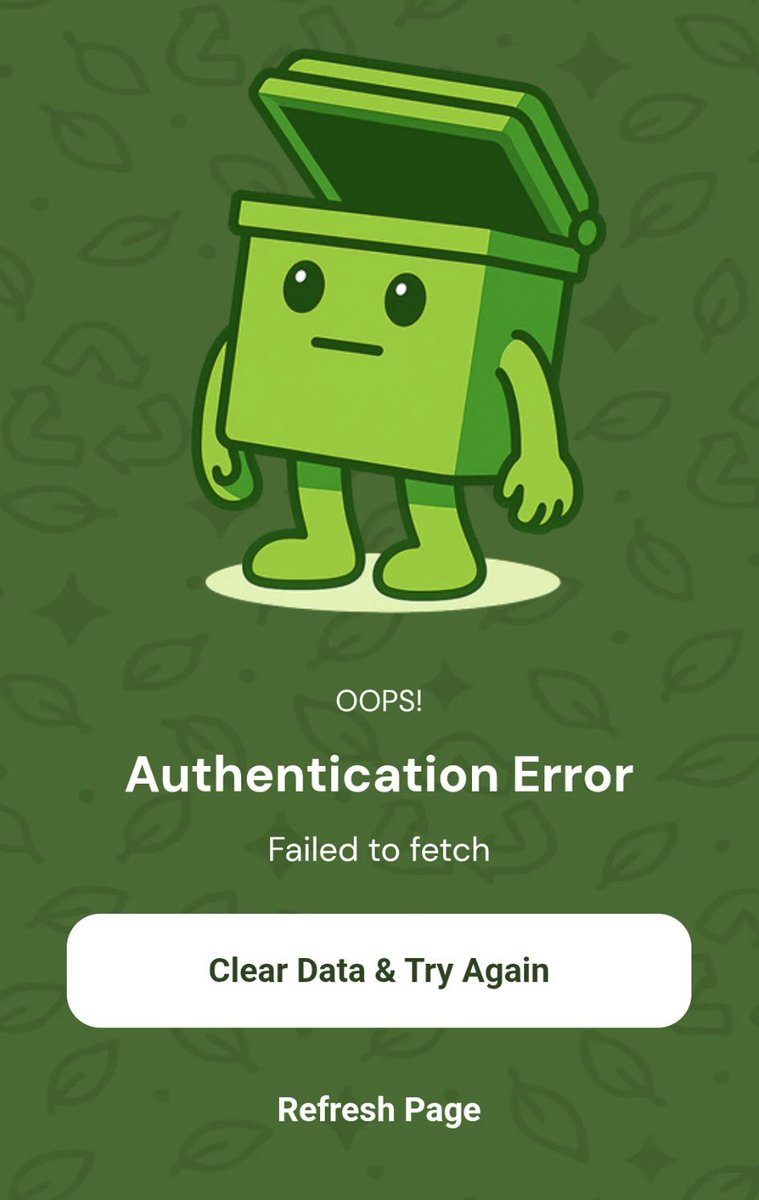 cleanify_vet's tweet image. WE ARE WORKING ON FIXING THIS! 💚