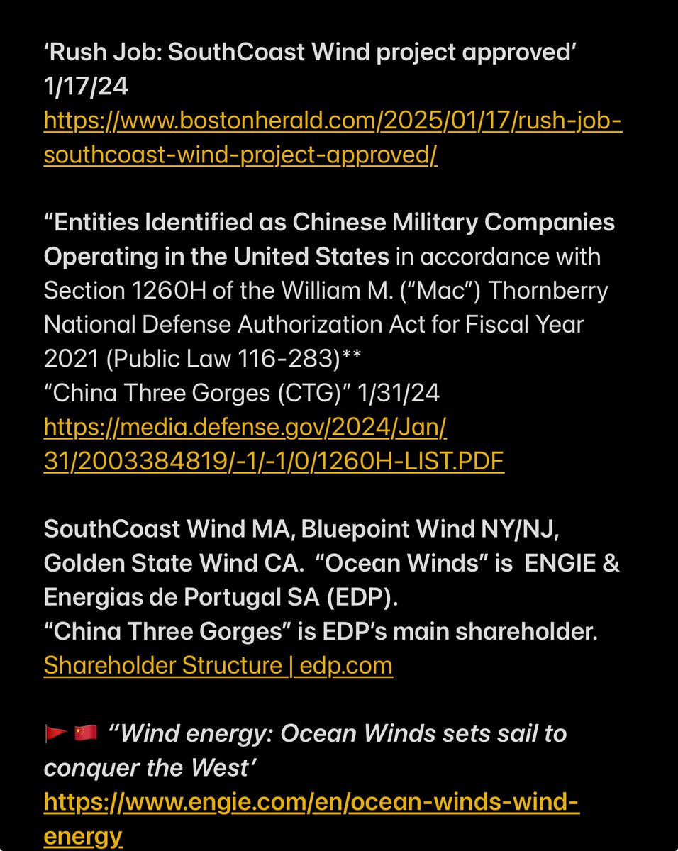 Barbara Durkin (@barbarajdurkin) on Twitter photo <a href="/njcoast_protect/">Protect Our Coast NJ</a> <a href="/mtkblb/">Bonnie Brady</a> <a href="/CleanOcean/">Clean Ocean Action</a> <a href="/ack4whales/">ACK4whales</a> <a href="/POTUS/">President Donald J. Trump</a> <a href="/SecretaryBurgum/">Secretary Doug Burgum</a> <a href="/SecretaryWright/">Secretary Chris Wright</a> <a href="/SecRubio/">Secretary Marco Rubio</a> <a href="/DNIGabbard/">DNI Tulsi Gabbard</a> “China’s Titan Wind”
6/24/24
“With an annual production capacity of more than 500,000 tonnes, Titan Wind Energy GmbH will fabricate turbines for the offshore wind market in the North Sea, Baltic and the US.”
rivieramm.com/news-content-h…
🇨🇳 “to conquer the West” announces 🇨🇳bad intent. <a href="/njcoast_protect/">Protect Our Coast NJ</a> <a href="/mtkblb/">Bonnie Brady</a> <a href="/CleanOcean/">Clean Ocean Action</a> <a href="/ack4whales/">ACK4whales</a> <a href="/POTUS/">President Donald J. Trump</a> <a href="/SecretaryBurgum/">Secretary Doug Burgum</a> <a href="/SecretaryWright/">Secretary Chris Wright</a> <a href="/SecRubio/">Secretary Marco Rubio</a> <a href="/DNIGabbard/">DNI Tulsi Gabbard</a> “China’s Titan Wind”
6/24/24
“With an annual production capacity of more than 500,000 tonnes, Titan Wind Energy GmbH will fabricate turbines for the offshore wind market in the North Sea, Baltic and the US.”
rivieramm.com/news-content-h…
🇨🇳 “to conquer the West” announces 🇨🇳bad intent.