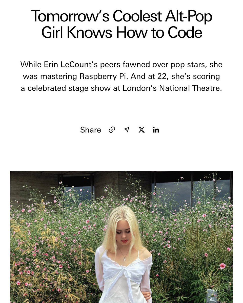 erinlecount's tweet image. thx for having me @i_D to talk theatre / music / mythical creatures + my screen time :P love u ♡ i-d.co/article/erin-l…